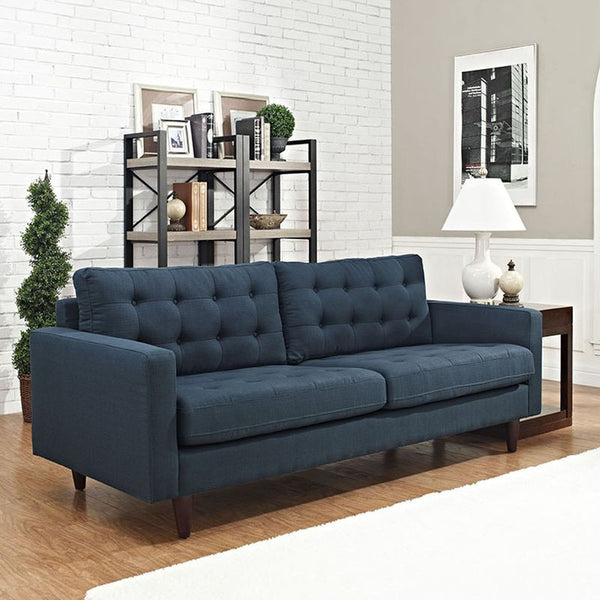 Empress Upholstered Sofa in Azure