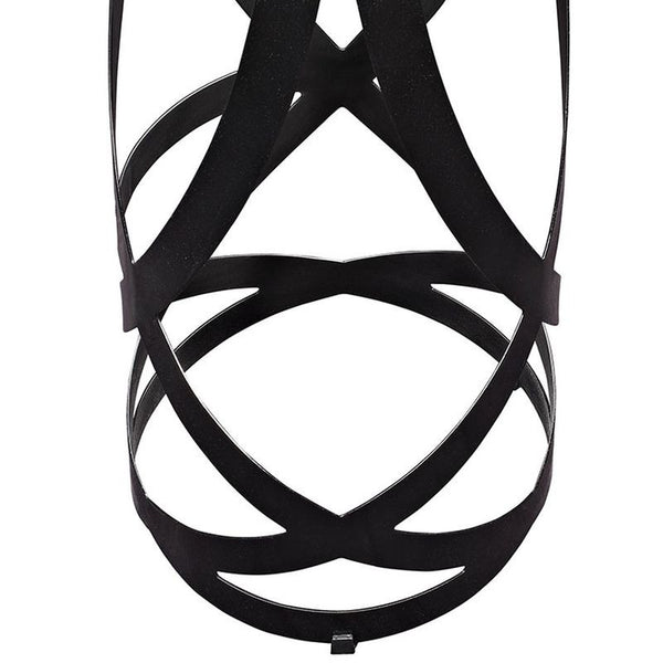Ribbon Bar Stool in Black
