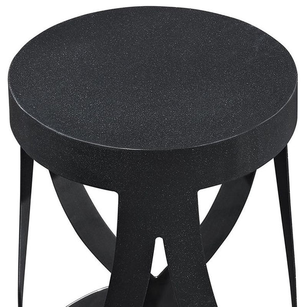 Ribbon Bar Stool in Black