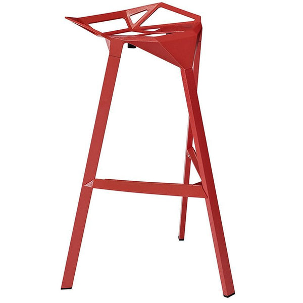Launch Stacking Bar Stool in Red
