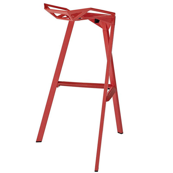Launch Stacking Bar Stool in Red