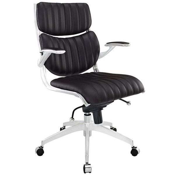 Escape Mid Back Office Chair in Brown