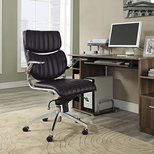 Escape Mid Back Office Chair in Brown