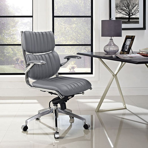 Escape Mid Back Office Chair in Gray