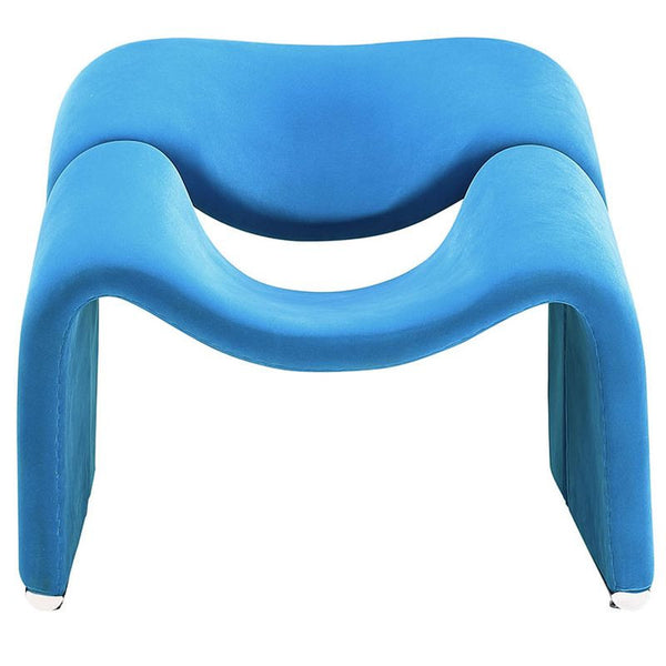 Cusp Lounge Chair in Blue