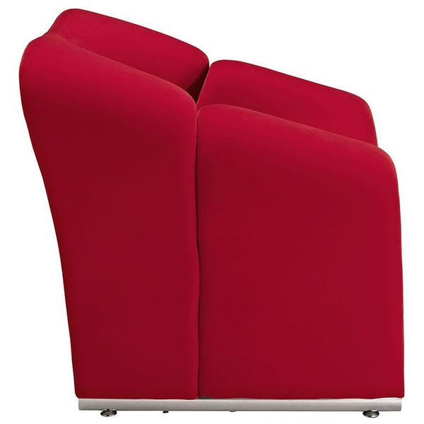 Cusp Lounge Chair in Red