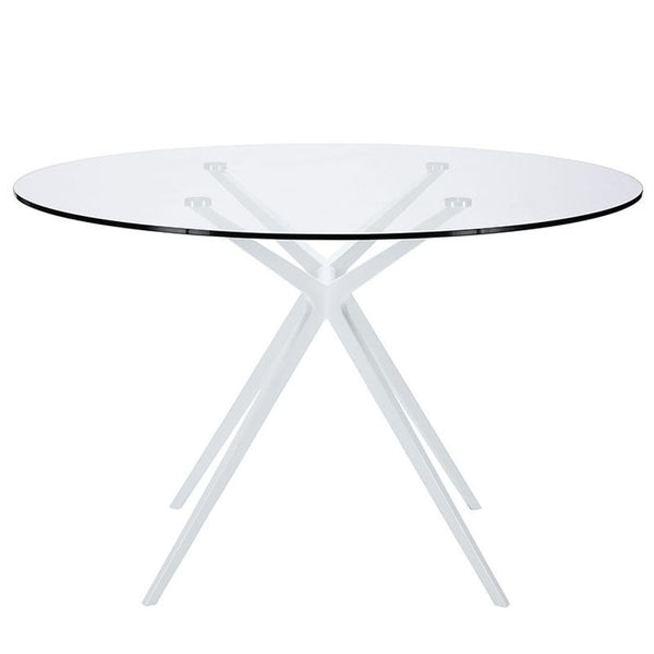 Tilt Dining Table in White