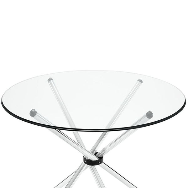 Baton Dining Table in Clear