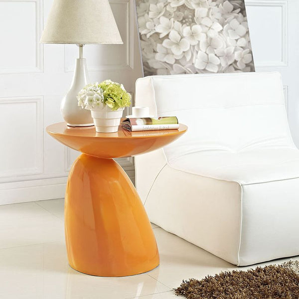 Flow Side Table in Orange