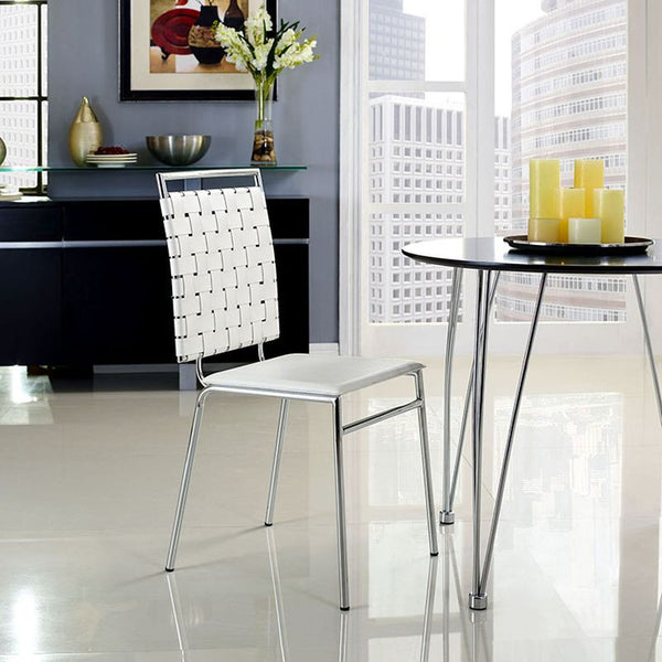 Fuse Dining Side Chair in White