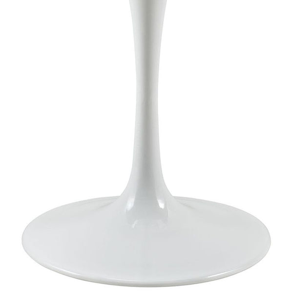 Lippa 36" Artificial Marble Dining Table in White