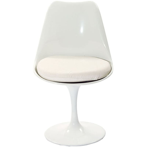 Lippa Dining Fabric Side Chair in White