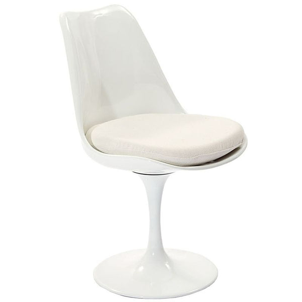 Lippa Dining Fabric Side Chair in White