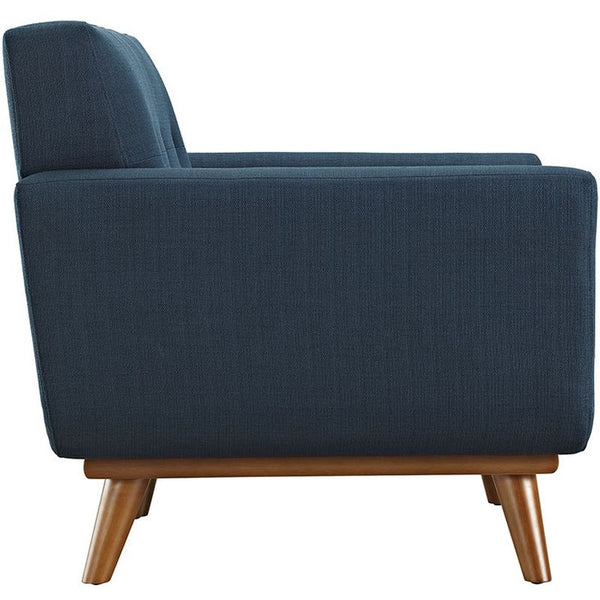 Engage Upholstered Armchair in Azure