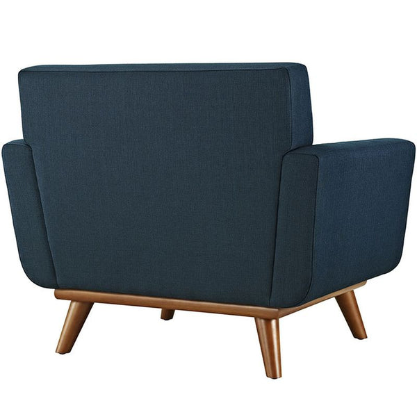 Engage Upholstered Armchair in Azure