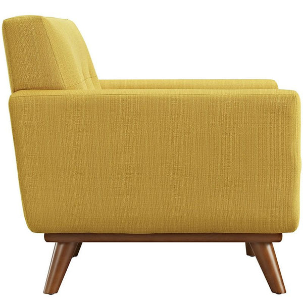 Engage Upholstered Armchair in Citrus