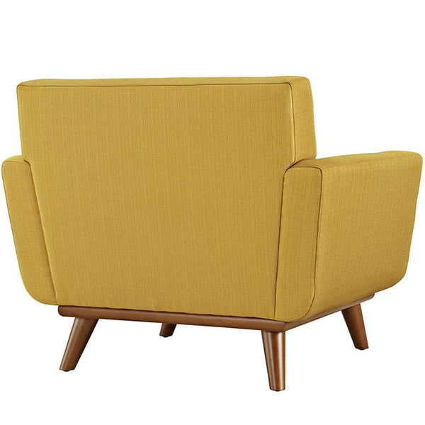 Engage Upholstered Armchair in Citrus