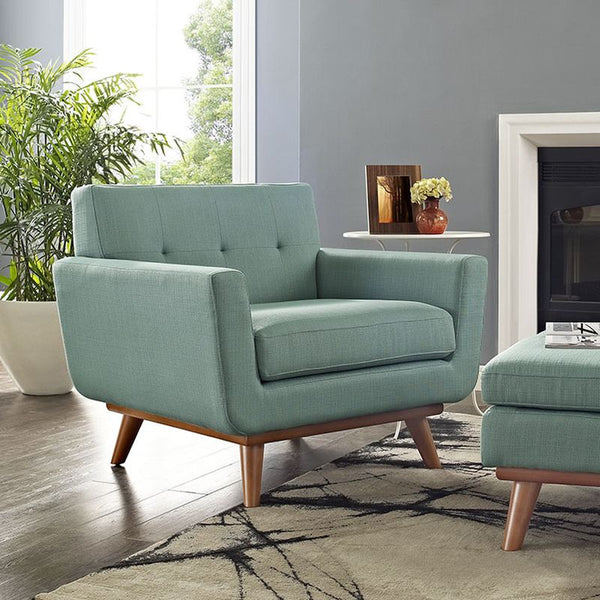 Engage Upholstered Armchair in Laguna