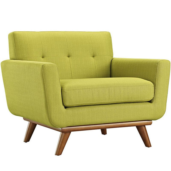Engage Upholstered Armchair in Wheatgrass
