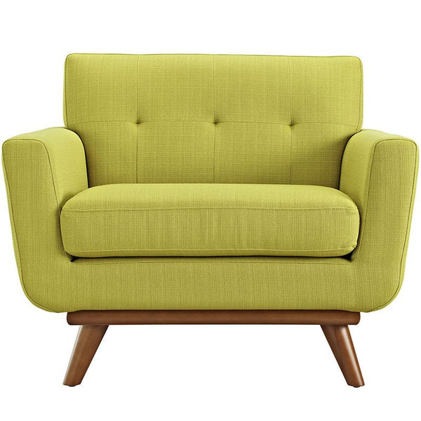 Engage Upholstered Armchair in Wheatgrass