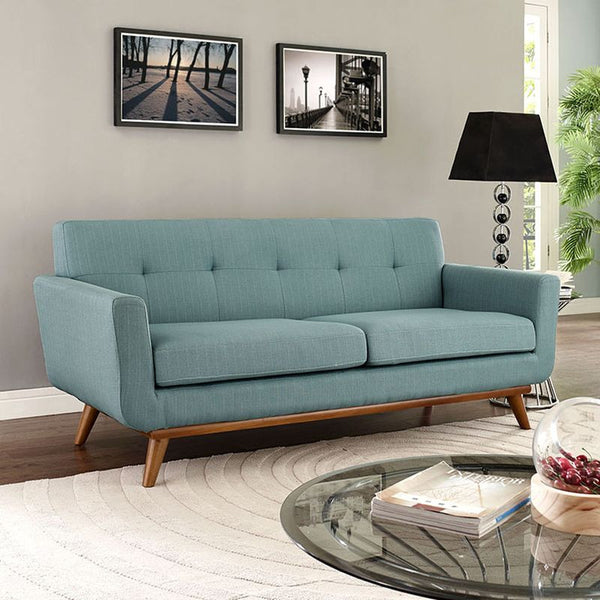 Engage Upholstered Loveseat in Laguna