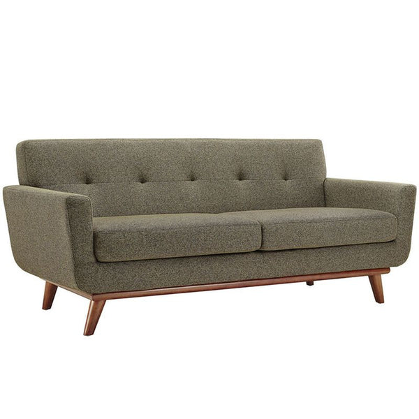 Engage Upholstered Loveseat in Oatmeal