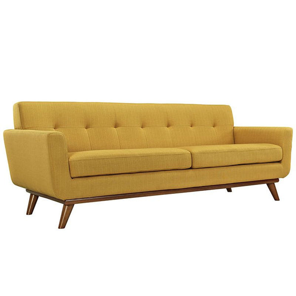 Engage Upholstered Sofa in Citrus