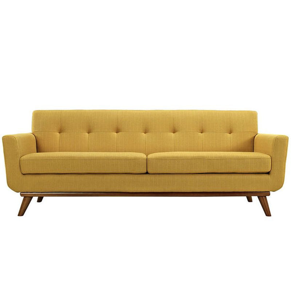 Engage Upholstered Sofa in Citrus