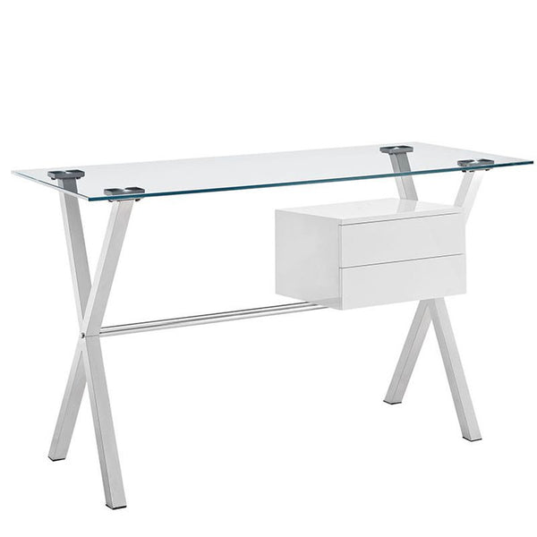 Stasis Office Desk in White