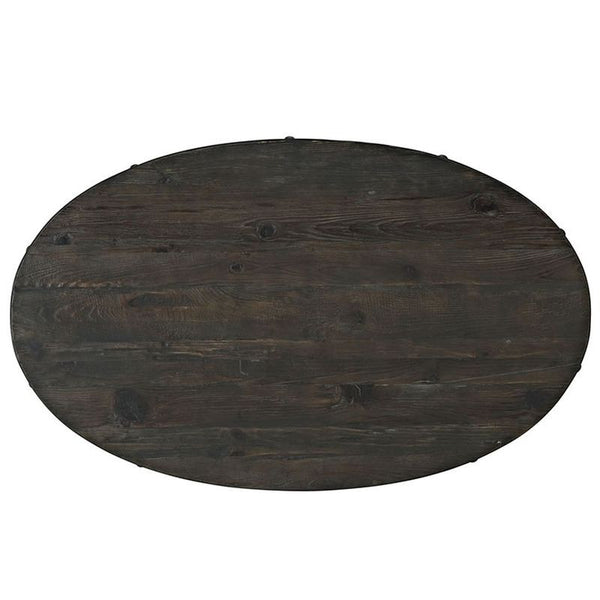 Drive Wood Top Coffee Table in Black