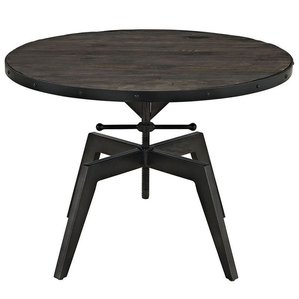 Grasp Wood Top Coffee Table in Black