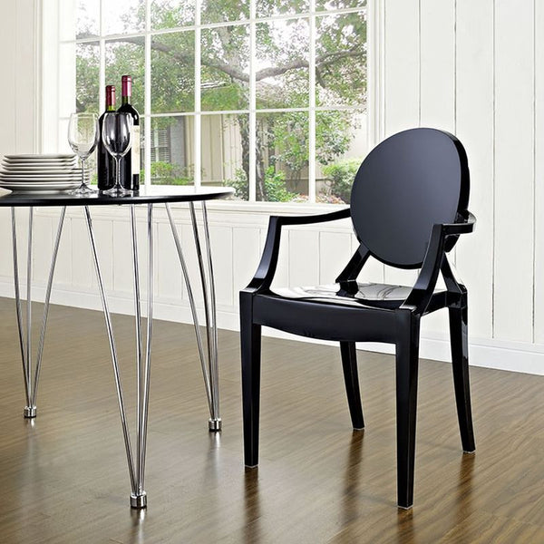 Casper Dining Armchair in Black