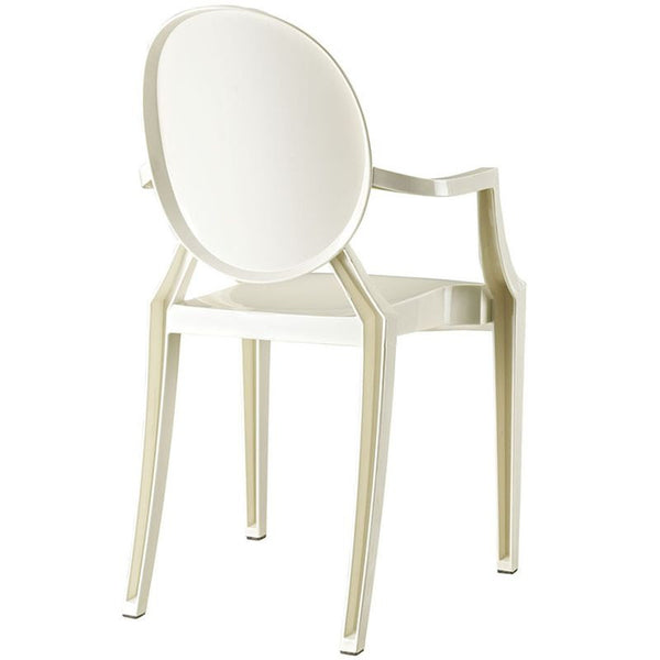 Casper Dining Armchair in White