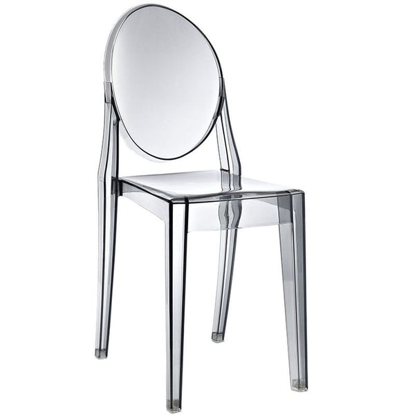 Casper Dining Side Chair in Smoked Clear