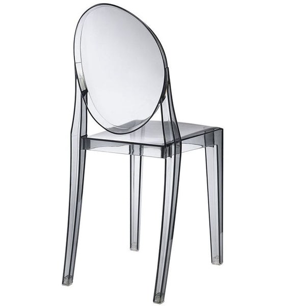 Casper Dining Side Chair in Smoked Clear