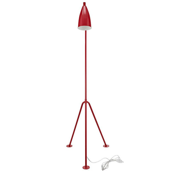 Askance Floor Lamp in Red