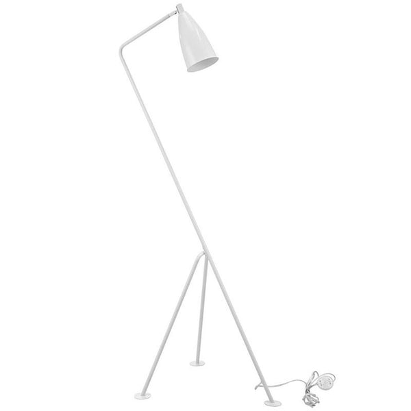 Askance Floor Lamp in White