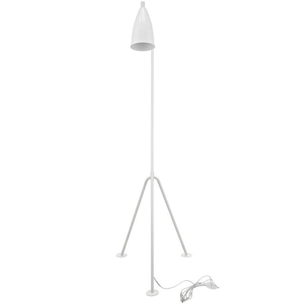 Askance Floor Lamp in White