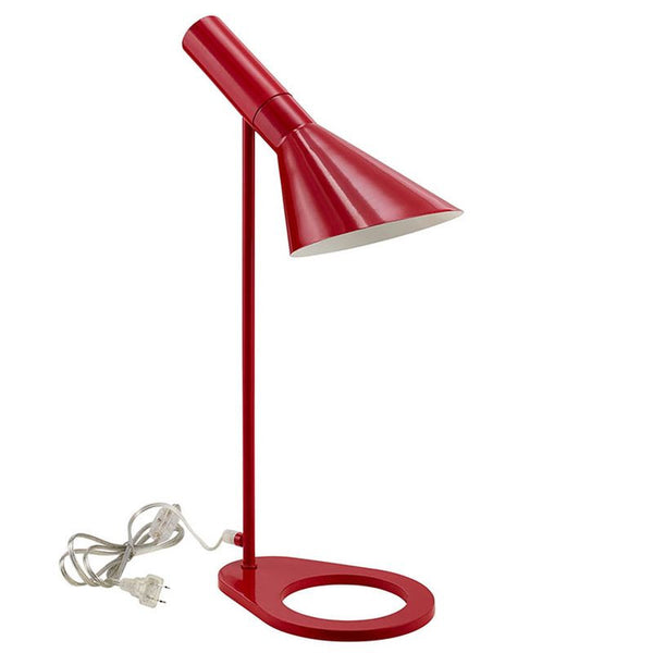 Flashlight Table Lamp in Red