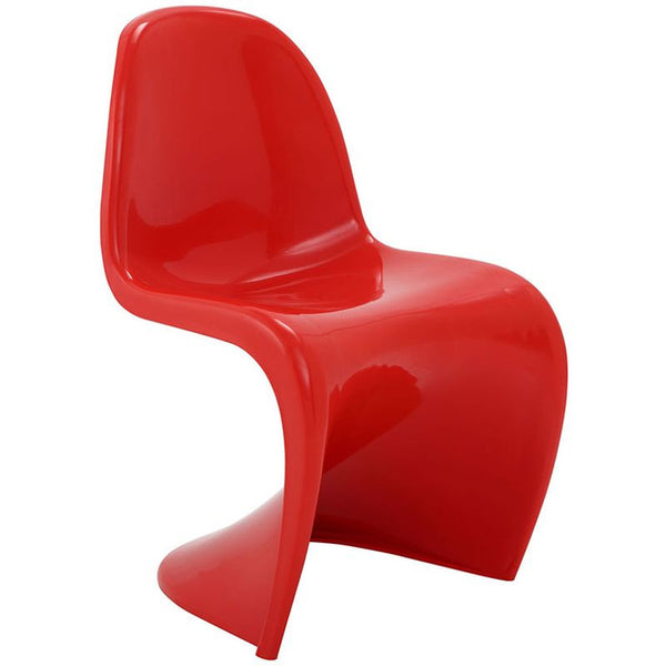 Slither Dining Side Chair in Red