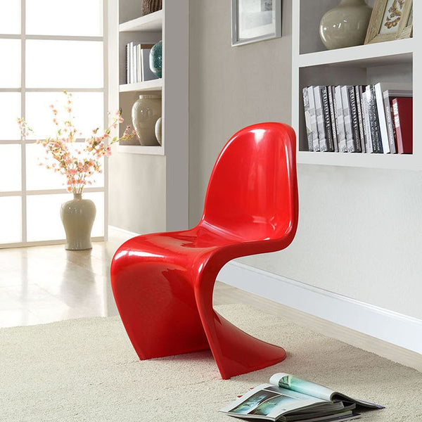 Slither Dining Side Chair in Red