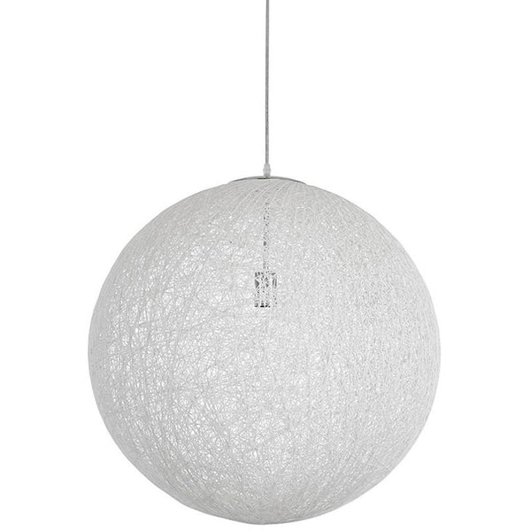 Spool 24" Chandelier in White