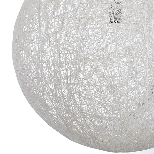 Spool 24" Chandelier in White