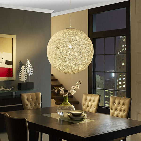 Spool 24" Chandelier in White