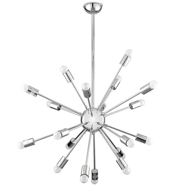 Volley Chandelier in Silver