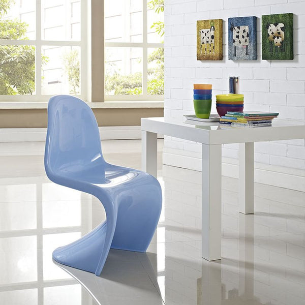 Slither Kids Chair in Blue