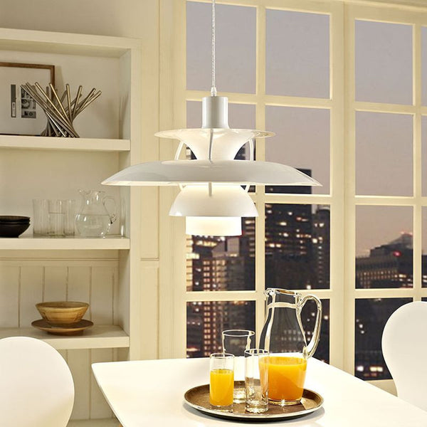 Cloak Chandelier in White
