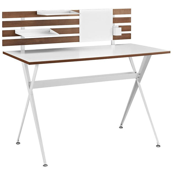 Knack Wood Office Desk in Cherry by Furniture and Things