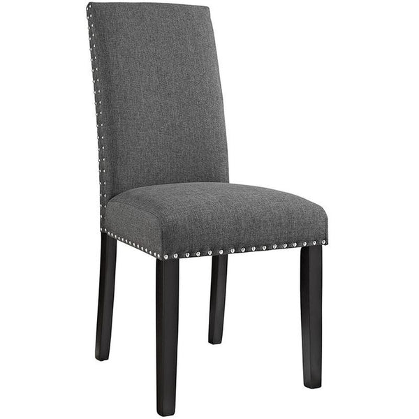 Parcel Dining Fabric Side Chair in Gray