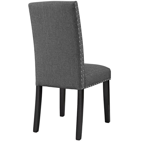 Parcel Dining Fabric Side Chair in Gray